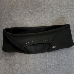 Winter black lululemon headband